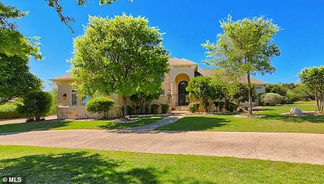 This house was listed as one of the properties that had to be seized.  It cost Mello $1.1 million and is located in San Antonio, Texas