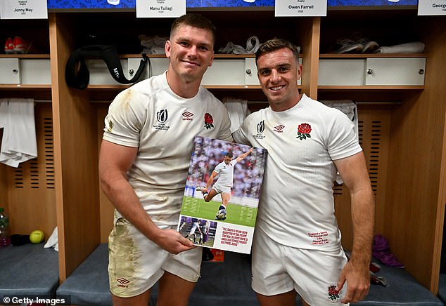 The 30-year-old (right) - who impressed for Steve Borthwick's side at last year's World Cup - will be hoping to fill the void left by Owen Farrell's decision to step back from England .