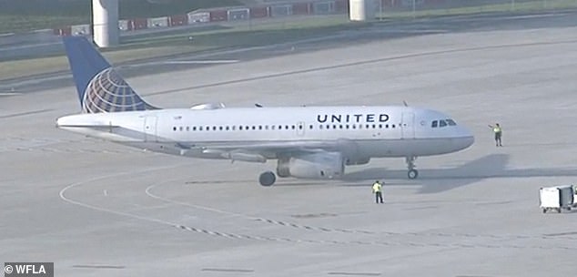 1704942553 104 United Airlines jet is forced to make EMERGENCY LANDING after