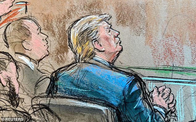 Former President Donald Trump appears in a court filing Tuesday in which his lawyer argues that a president should be convicted during an impeachment trial to face charges — including for killing a political rival