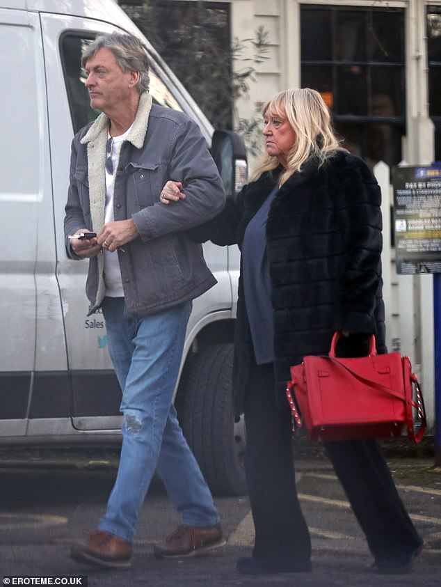 The TV couple, who have been married for 37 years, made quiet numbers as they headed to their car after a lunch date together