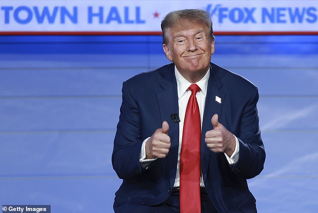 Former President Donald Trump skipped Wednesday night's Republican debate — as he has skipped all GOP debates thus far — and took part in a Fox News town hall across town in Des Moines