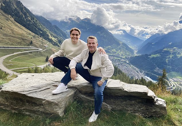 While the father and son duo have previously worked together on Breaking Dad (pictured), which sees the pair take on challenges as they travel the world, this is the first time Barney has presented a high-profile television programme.