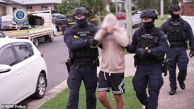 Another man, Yousef Rima, 20, was arrested in Sydney's south-west suburb of Sadleir