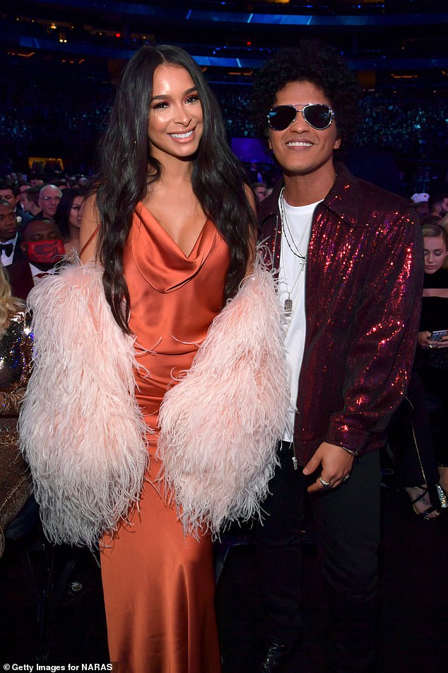 The singer, 38, and the model, 41, (pictured in 2018) have been dating since 2011 but are said to have spent Christmas and New Year's Eve apart amid Bruno's busy touring schedule.