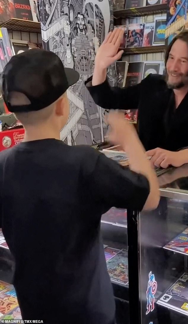 Keanu captured the hearts of the internet again last year when an adorable video surfaced of the actor meeting a nine-year-old superfan at a comic book store