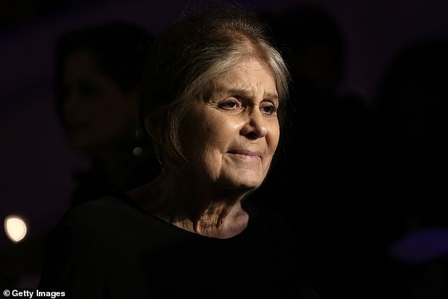 She further revealed that her steadfast stance could have something to do with her surprising link to a feminist icon, explaining that she is DNA cousins ​​with Gloria Steinem (pictured)