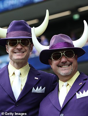 Minnesota Vikings fans in London