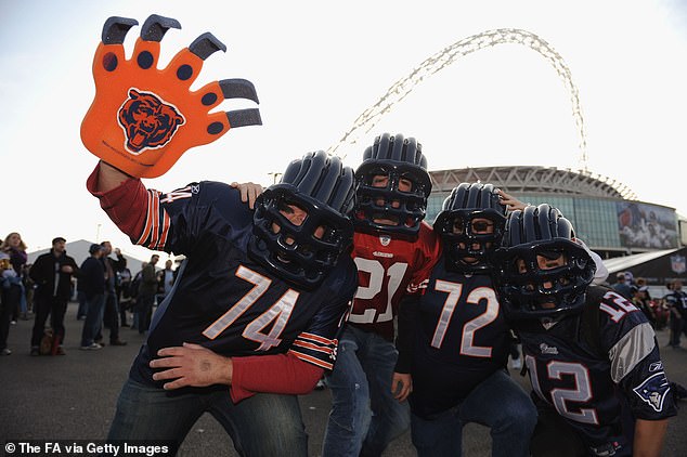 The Chicago Bears are also back in London for the third time, the first in 2011