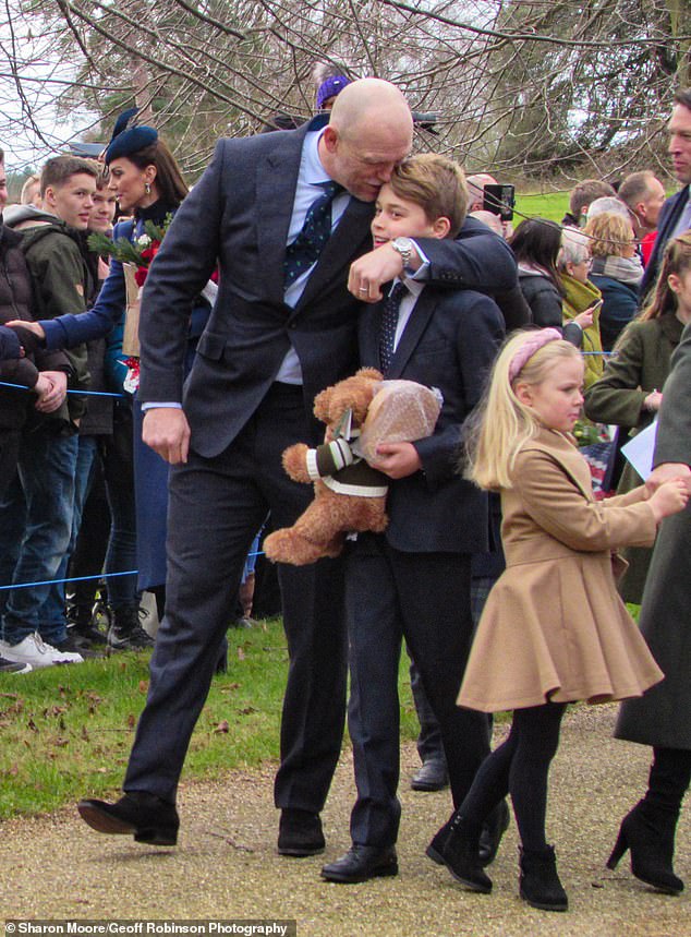 'Uncle Mike' casually put his arm around Prince George outside Sandringham church on Christmas Day - a warmth appreciated in Australia