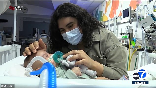 In just over six months she has grown to 12 pounds and continues to beat the odds despite the bleak outlook at the time of her birth