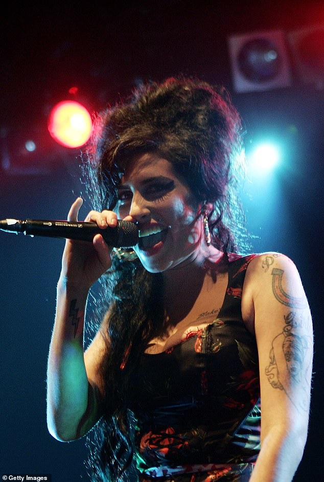 Amy tragically died of alcohol poisoning at the age of 27 in July 2011, after struggling with substance abuse, mental illness and addiction (Amy pictured in 2006)