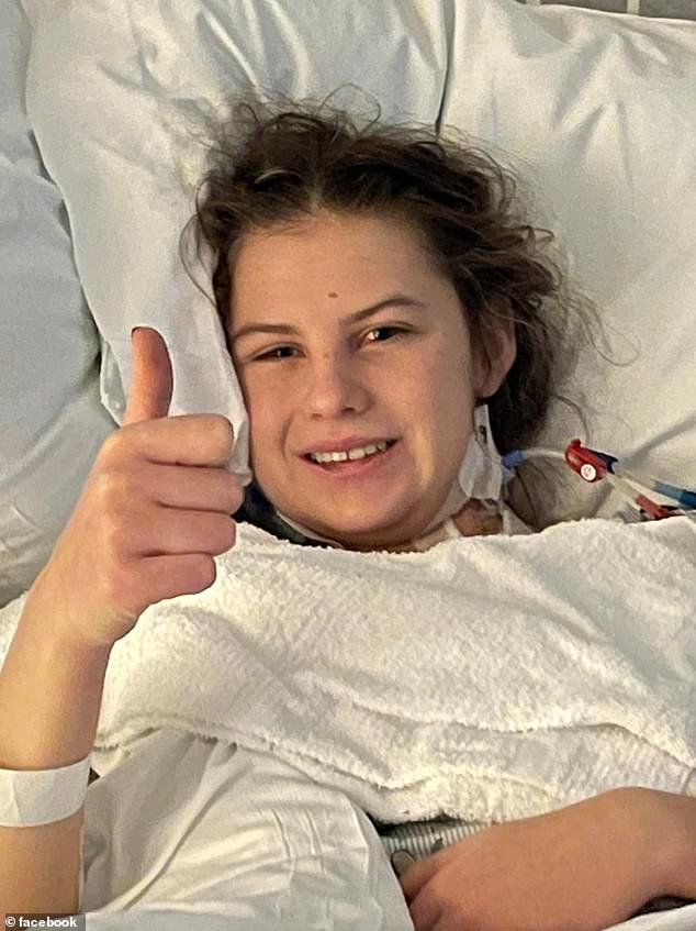 Katie was moved out of ICU on Friday after a week and a half of terror for her family