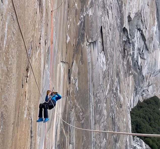 Now, eight years later, he has returned to his love of mountaineering and, against all odds, has climbed the world's most famous rock climb using only his arms.