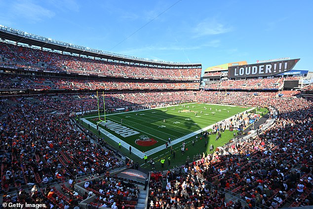 Cleveland Browns Stadium officials have been alerted in case the game has to be rescheduled