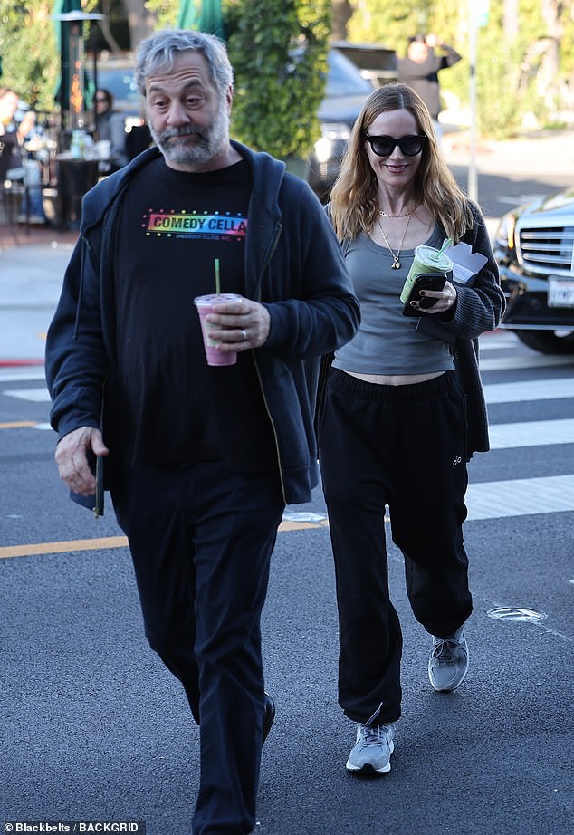 The couple has been married for almost 27 years and shares nepo baby daughters Maude Apatow, 26, and Iris Apatow, 21