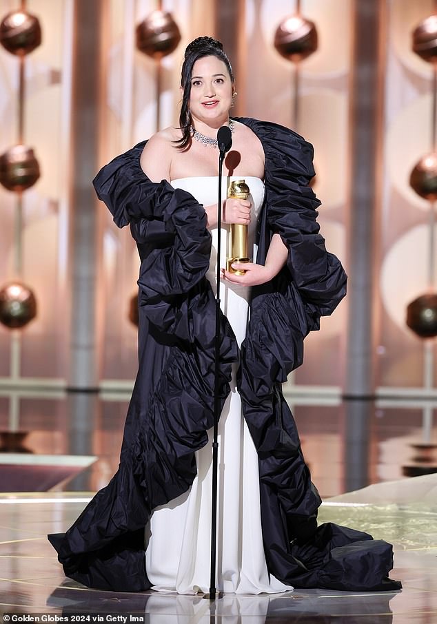 Gladstone on Sunday became the first Indigenous person to win a Golden Globe for Best Actress, making her an Oscar frontrunner along with fallen Best Actress winner Emma Stone