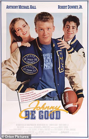 Baugh's inspiration for the campaign is said to come from the film Johnny Be Good, a 1988 sports comedy in which friends arranged for a series of 