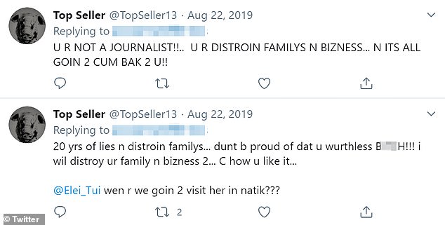 As part of the second phase of the campaign, some of the defendants allegedly sent private Twitter messages and public tweets criticizing the newsletter's content and threatening to visit the victims in Natick.