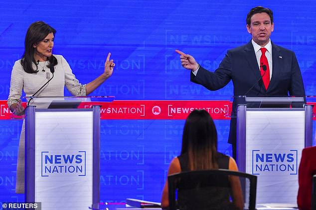 Nikki Haley and Ron DeSantis debate in Iowa