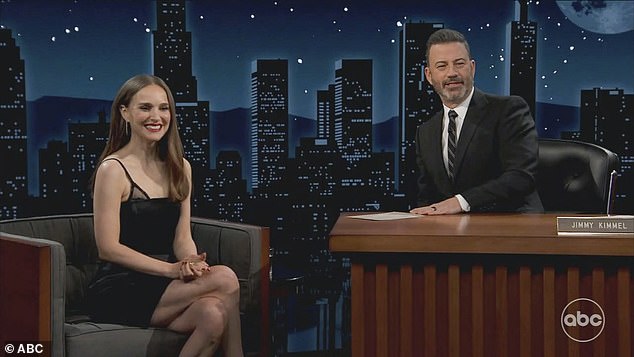 Kimmel asked if Portman has recently met anyone she's never met before and wanted to meet