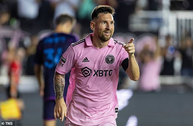 Messi left PSG last summer to join MLS side Inter Miami and has already led his new club to success