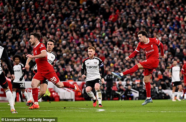 The 22-year-old midfielder made another crucial intervention to help Liverpool take a 2-1 lead