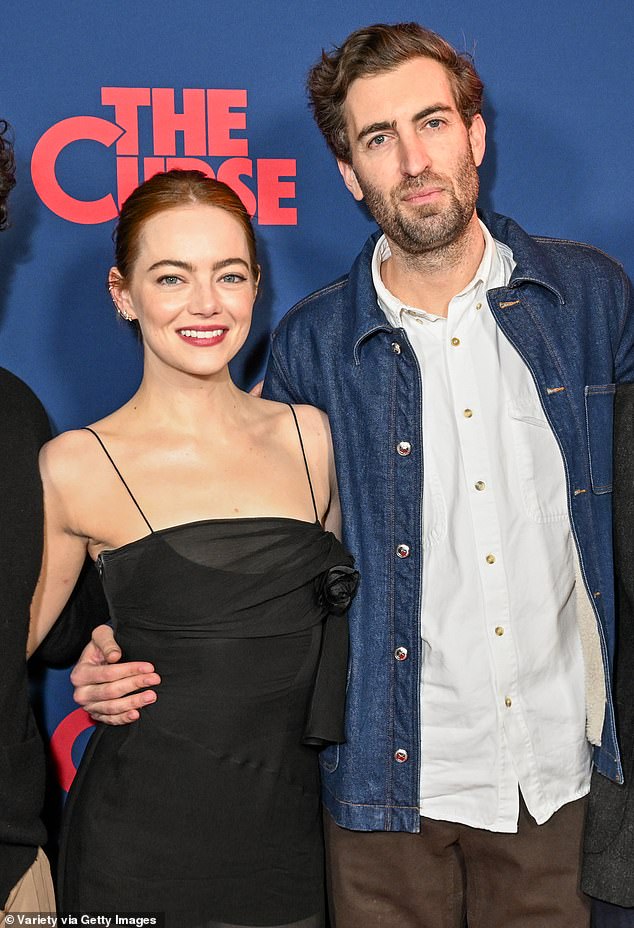 Emma is married to Saturday Night Live segment director Dave McCary.  They started dating in 2017 and got married in 2020 (pictured on Monday)