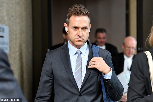 Project producer Angus Llewellyn (pictured) was grilled in the witness box for two days during Bruce Lehrmann's defamation action against Ten and Wilkinson