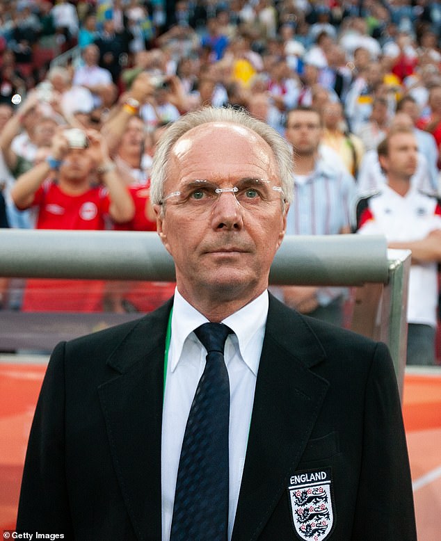 Sven Goran Eriksson pictured during the 2006 FIFA World Cup