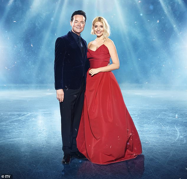 The TV presenter, 42, will return to the screen for the ITV skating competition launch show on Sunday after a two-month hiatus, alongside her new co-host Stephen Mulhern