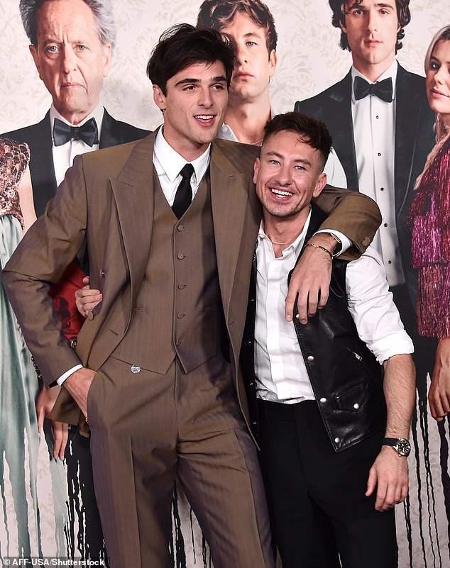 Barry Keoghan (right), nominated for an Academy Award, is the second highest-earning actor in the Saltburn ensemble, with 1.6 million followers, allowing him to earn up to AUD$7,700 per sponsored post