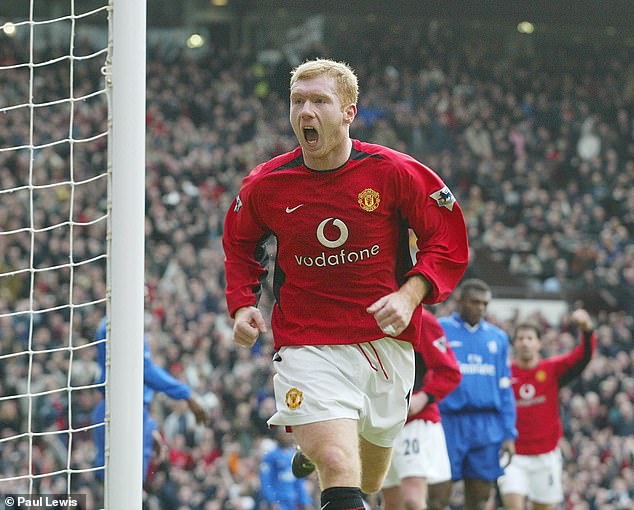 Man United star Scholes won no fewer than eleven Premier League titles between 1996 and 2013