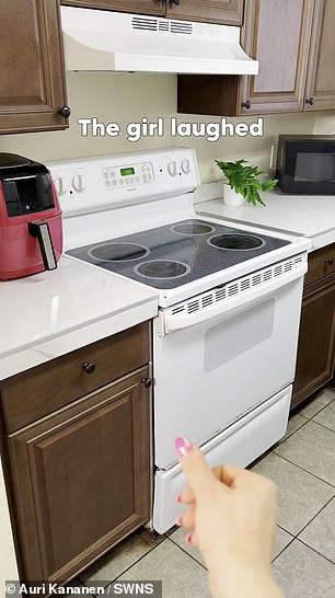 After!  The kitchen was spotless