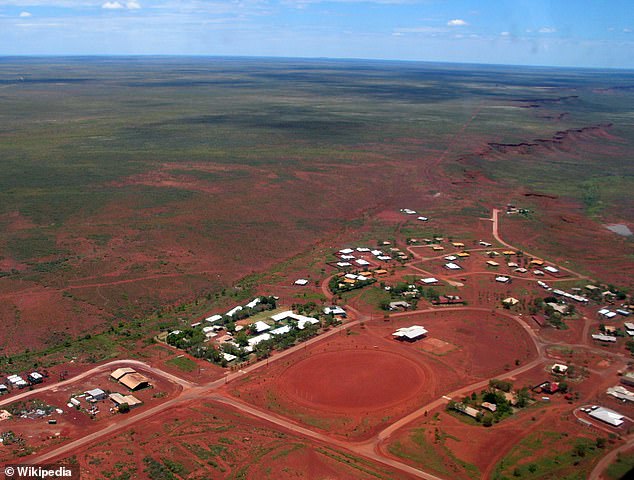 Tristan's grandparents dropped him off in Balgo (pictured) to stay with extended family who said he was 'happy and smiling' when they last saw him