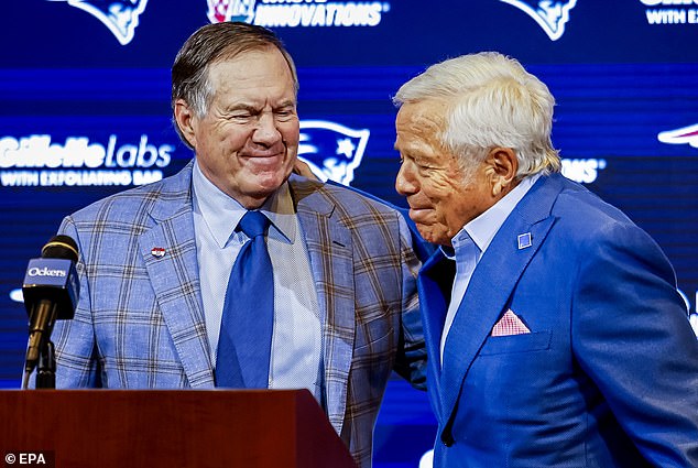 Belichick bid an emotional farewell to New England on Thursday after he and Patriots owner Robert Kraft mutually agreed to part ways