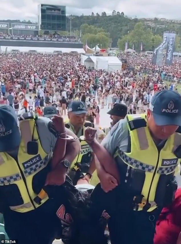 Police arrest reveler at New Zealand's Juicy Fest who partygoers say was overrun by gangs