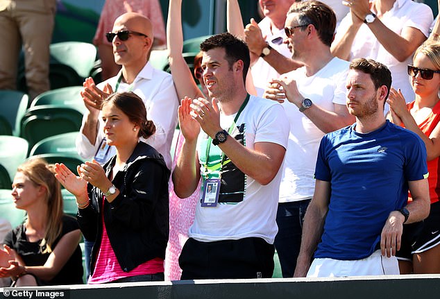 Nick Cavaday (right) has rejoined Raducanu's coaching team after flying to Melbourne