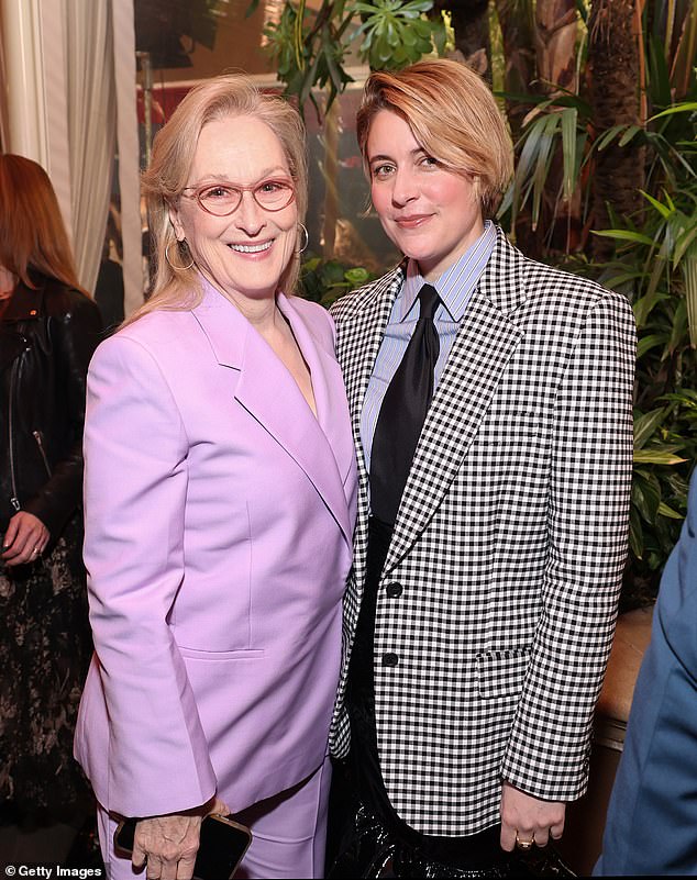 At the event, Streep was also seen mingling and posing for a photo with Barbie director Greta Gerwig