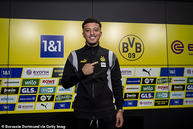 Jadon Sancho is under pressure to succeed this season after returning to former side Borussia Dortmund