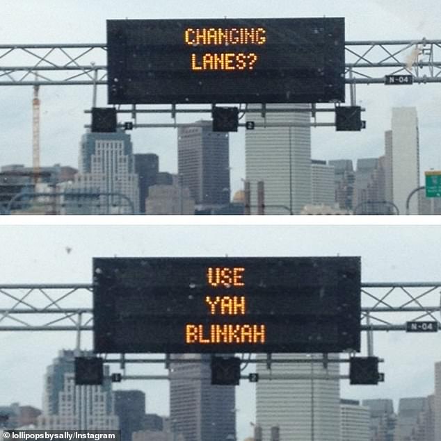 An example given in the guidelines suggests replacing a humorous sign like Massachusetts' famous 