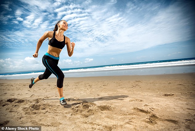 Love said regular exercise is 'great for reducing inflammation' (stock image)