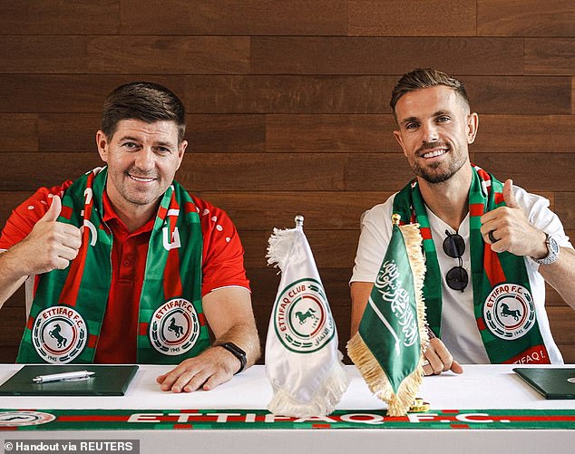 Henderson joined Steven Gerrard's Al Ettifaq but the team has struggled this season