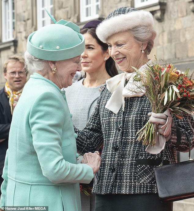 TENTH: Princess Benedkeek, sister of Queen Margrethe, herself 79, takes the last place in the line of succession