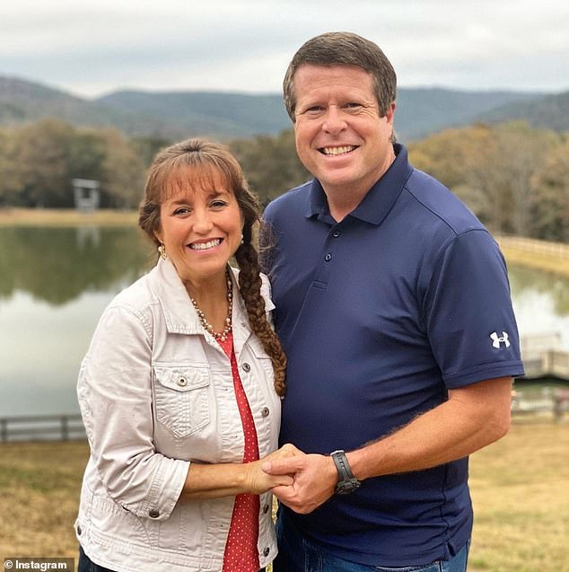 Jill said her parents (pictured) implemented a 'six-inch rule' which meant their daughters had to have six inches of space between them and men unless they were married