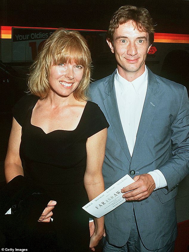 Martin was married to his beloved late wife Nancy Dolman from 1980 until her death from ovarian cancer in 2010 (photo in 1992)