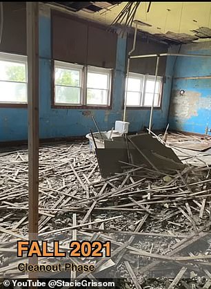 The mother-of-two spoke about the renovations that had taken place so far: “Phase one was the cleaning.  We wanted to tear down the school down to the last detail, so that we could repair the big things.