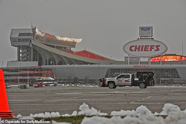 There was snow to be cleared at Arrowhead Stadium this week, but the cold isn't letting up