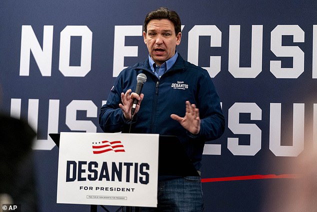 Florida Governor Ron DeSantis is all-in for Iowa.  A bad result here could ruin his presidential campaign.  Now he depends on his ground game to cast his vote on Monday