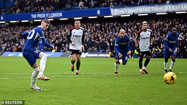 Cole Palmer's successful penalty in the first half was enough to give Chelsea victory over Fulham